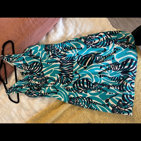Lilly Pulitzer zebra mini dress size 4. Very good condition - Picture 4 of 4